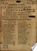 Comedia famosa. La mas constante Muger