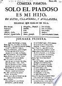 Comedia famosa, Solo el piadoso es mi hijo