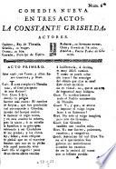 Comedia nueva en tres actos