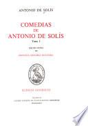 Comedias de Antonio de Solís