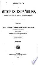 Comedias de Don Pedro Calderón de la Barca