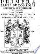 Comedias Escogidas De Los Meiores De España