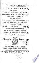 Comentarios de la pintura ... con un discurso preliminar y algunas notas de Don A. Ponz