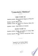 Comentarios históricos ...