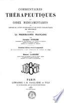 Commentaires Thérapeutiques du Codex Medicamentarius