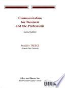 Communication for Business and the Professions