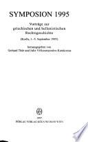 Communicazioni sul diritto greco ed ellenistico