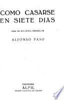 Como casarse en siete días