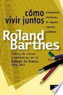 Cómo vivir juntos
