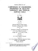 Comparison of Engineering Properties of Selected Temperate and Tropical Surface Soils