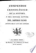 Compendio cronológico de la historia y del estado actual del Imperio Ruso
