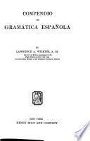 Compendio de gramática española