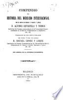 Compendio de historia del derecho internacional