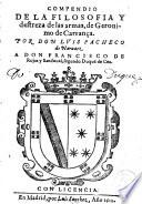 Compendio de la filosofia y destreza de las armas, de Geronimo de Carrança. Por Don Luis Pacheco de Naruaez, etc