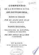 Compendio de la historia civil del reyno de Chile