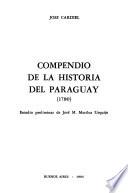 Compendio de la historia del Paraguay (1780)