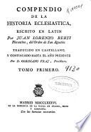 Compendio de la historia eclesiastica