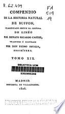 Compendio de la historia natural de Buffon, clasificado según el sistema de Linneo