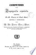 Compendio de la taquigrafía española