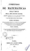 Compendio de matemáticas burao y mixtas