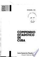 Compendio estadistico de Cuba