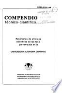 Compendio técnico-científico