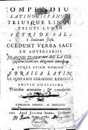 Compendium latino-hispanum