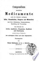 Compendium sämmtlicher Medicamente