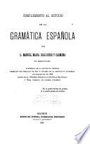 Complemento al estudio de la gramática española