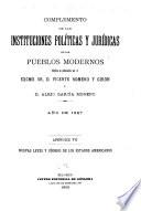 Complemento de las instituciones políticas y jurídicas