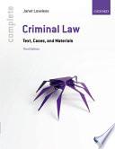Complete Criminal Law