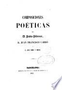 Composiciones poéticas de ---, Juan Francisco Carbó y José Semis y Mensa