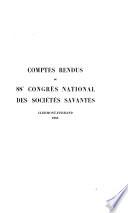 Comptes rendus du Congrès national des sociétés savantes