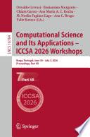 Computational Science and Its Applications – ICCSA 2026 Workshops