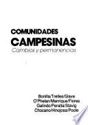 Comunidades campesinas