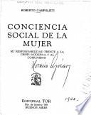 Conciencia social de la mujer