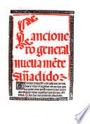 Concionero general nueuamète añadida