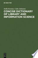 Concise Dictionary of Library and Information Science