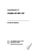 Concordance to Poema de Mío Cid