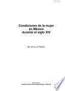 Condiciones de la mujer en México durante el siglo XIX