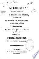 Conferencias eclesiásticas de la Diócesis de Angers: 1833 (VIII, 500 p.)