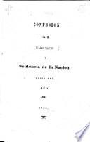 Confesion de Julian Castro, y Sentencia de la Nacion Venezolana. Año de 1858. [A poem.]