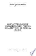 Conflictividad social y desarticulación política en la Provincia de Córdoba, 1918-1920