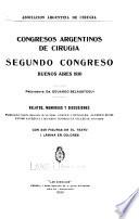 Congreso Argentino de Cirugía. 1930