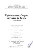 Congreso Argentino de Cirugía. 1958 v. 1