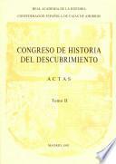 Congreso de Historia del Descubrimiento (1492-1556)