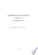 Congreso de religiosidad popular en Andalucía