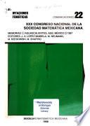 Congreso Nacional de la Sociedad Matemática Mexicana