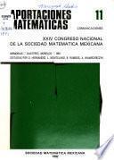 Congreso Nacional de la Sociedad Matemática Mexicana