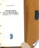 Conjeturas en la penumbra